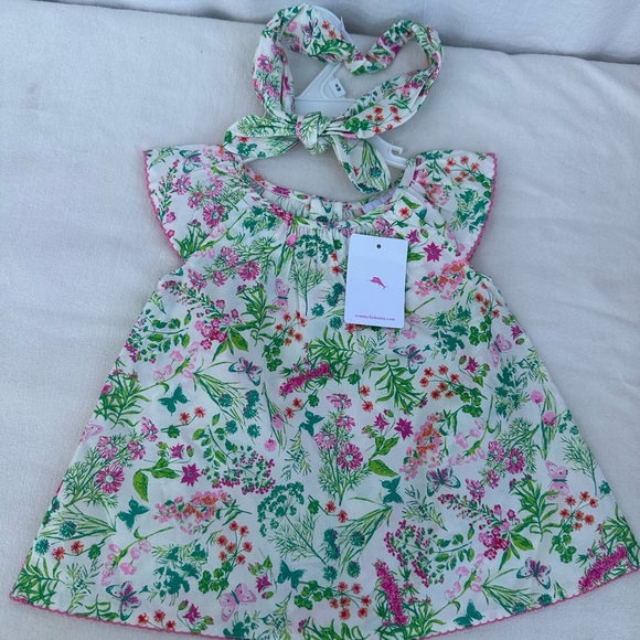 Tommy Bahama  And Catherine Malandrino Chic Pink and Green Diaper Covers #A1 2Pc - Picture 7 of 11